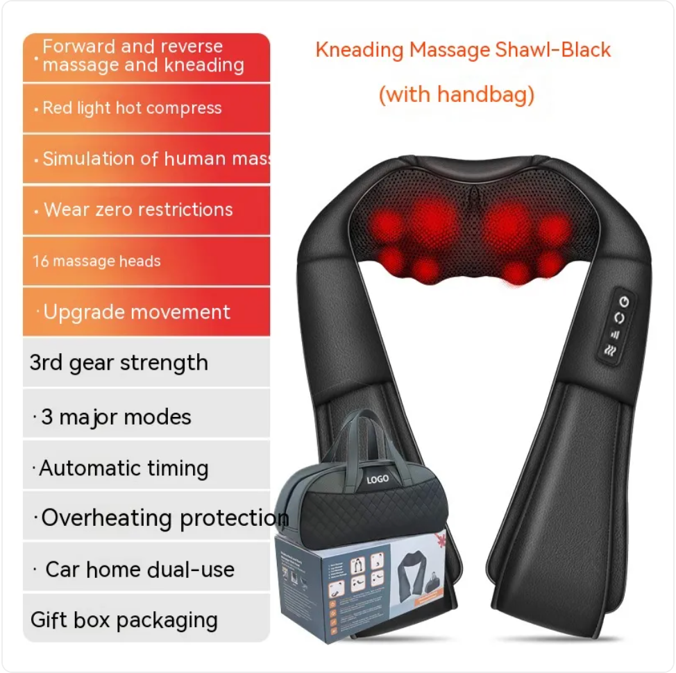 Revive Neck & Back Massager — Heat + Kneading Relief