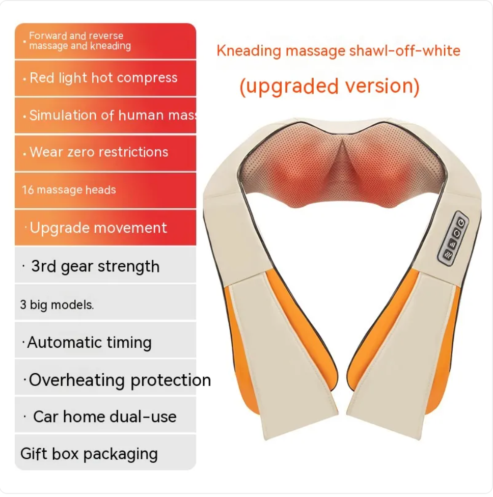 Revive Neck & Back Massager — Heat + Kneading Relief