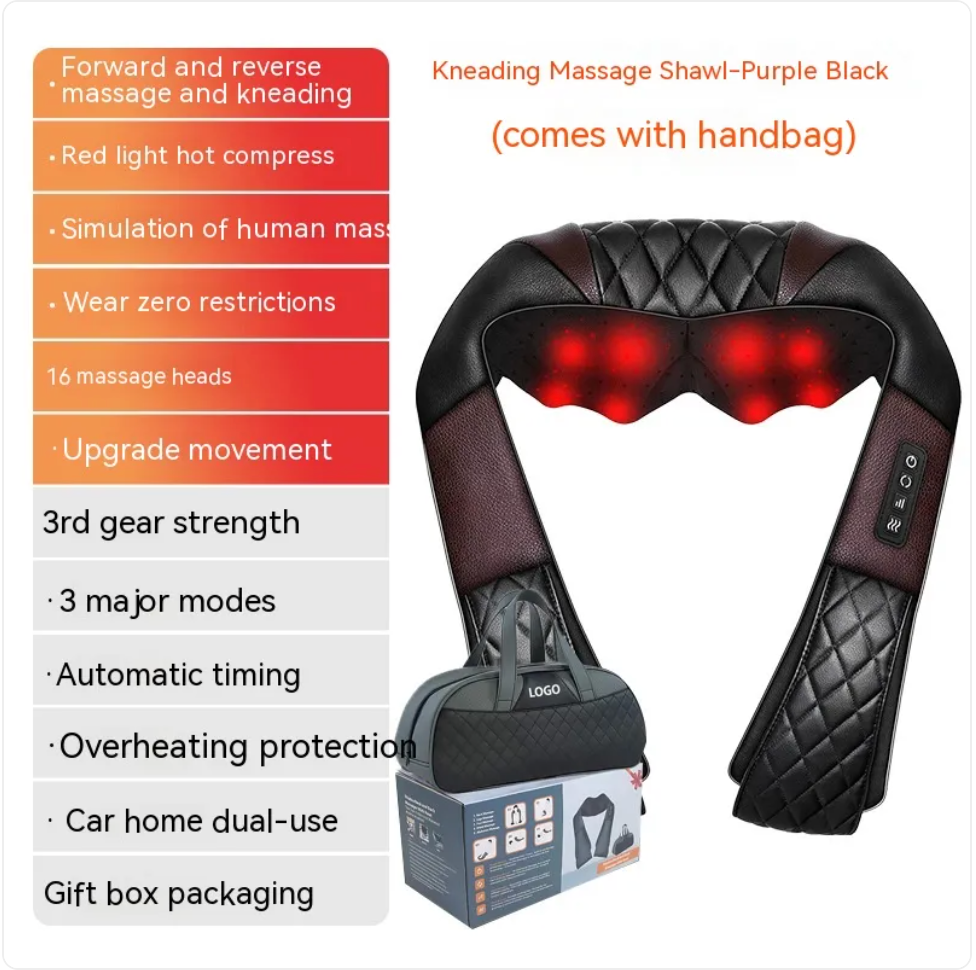 Revive Neck & Back Massager — Heat + Kneading Relief