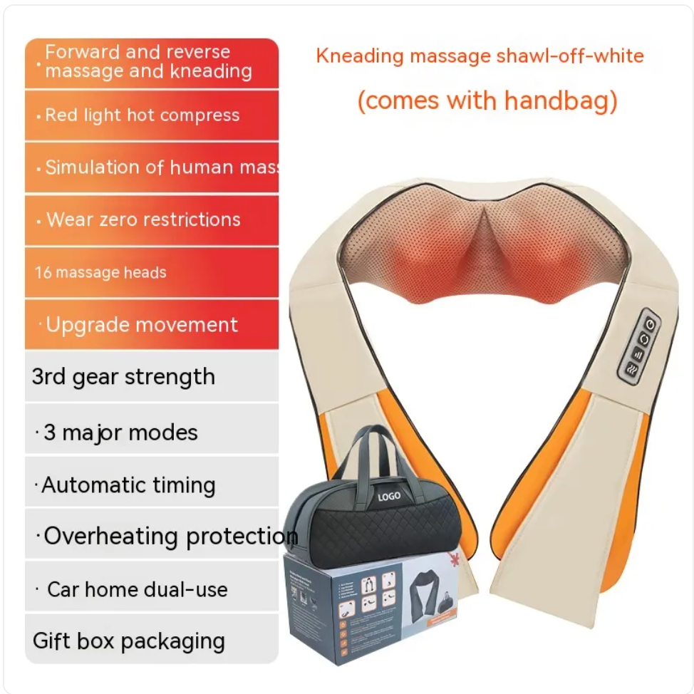 Revive Neck & Back Massager — Heat + Kneading Relief